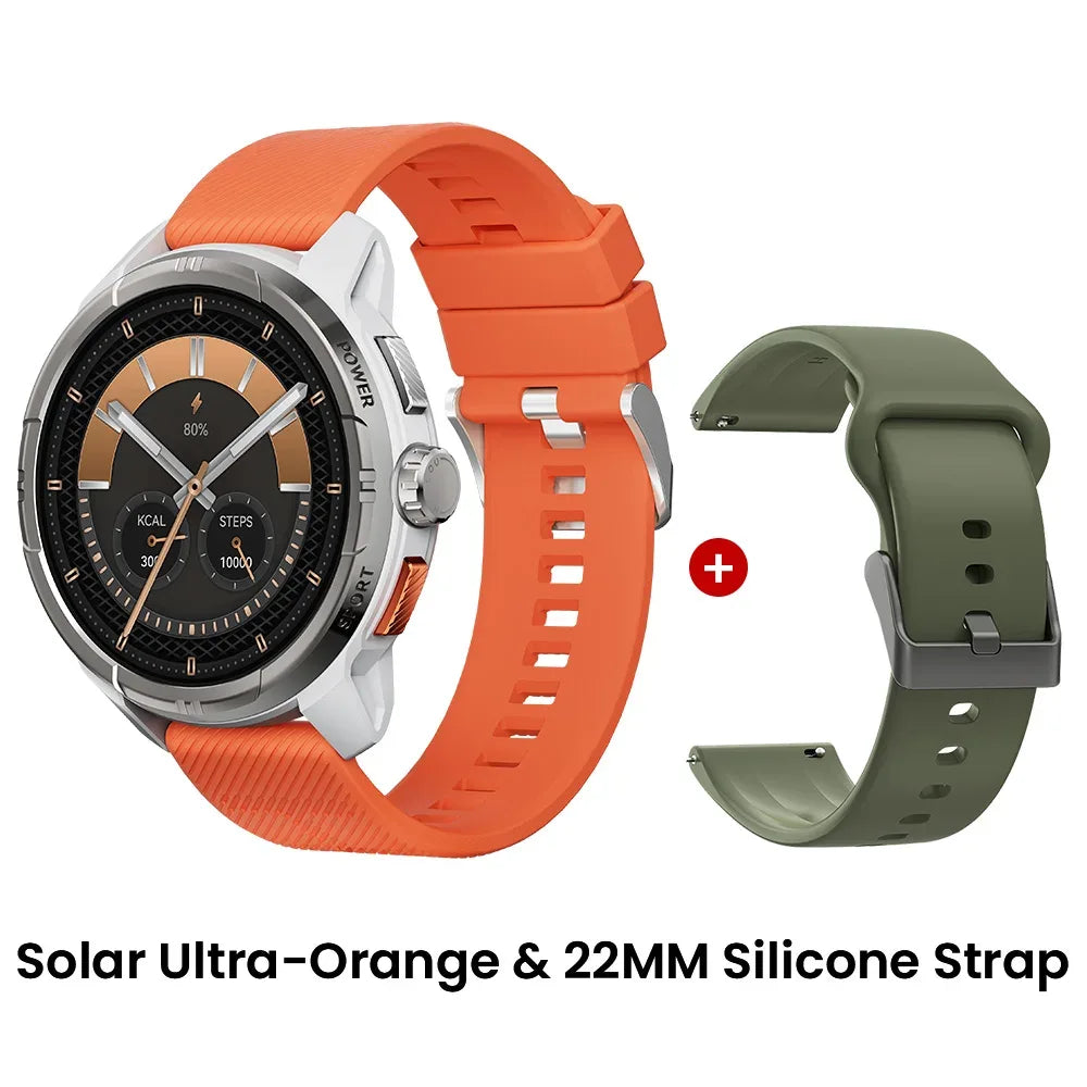 HAYLOU Solar Ultra GPS Smartwatch 1.6” AMOLED Display 5ATM Waterproof Built-in GPS Bluetooth Phone Calls Sports Smart Watch - Wear444