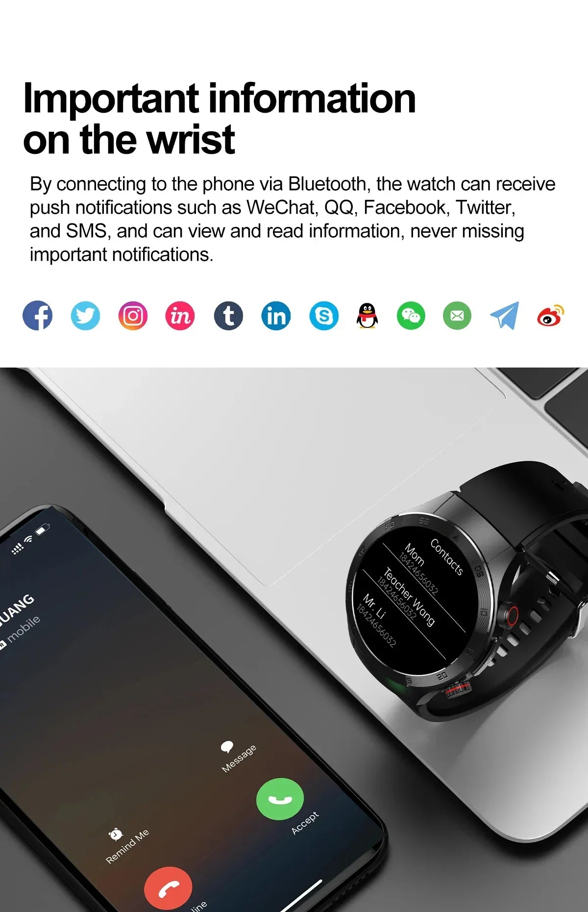 For Xiaomi Precise Laser Therapy Bracelet Uric Acid Blood Lipid ECG+PPG Health Smart Watch Bluetooth Call Smartwatches 2025 New - Wear444