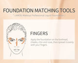 LAIKOU Liquid Foundation Moisturizing Long Lasting Face Comestics Natural Brighten Face Base Tone Make Up 30ml