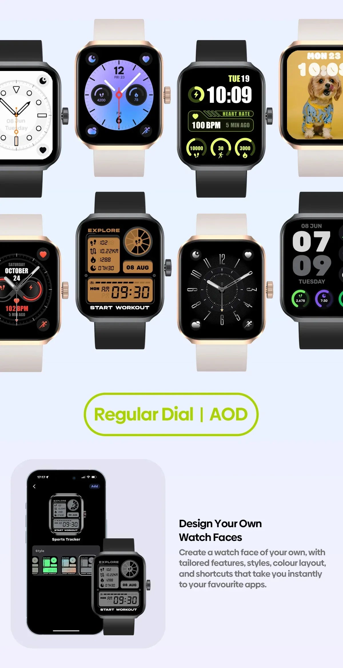 New Zeblaze Beyond 3 Plus GPS Smart Watch 1.78'' AMOLED Display Built-in Amazon Alexa Make/Receive Phone Calls 3ATM Smartwatch - Wear444