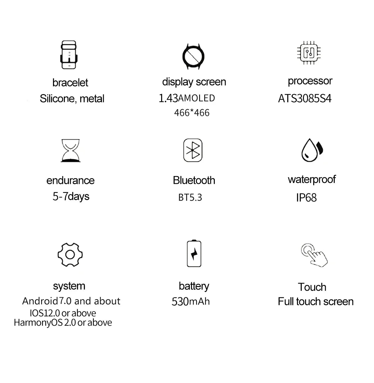 2025 NEW T-Rex Ultra GPS Smart Watch 5 ATM Waterproof Built-in Dual-band GNSS Compass Military Sport Smartwatch Men 2025 New - Wear444