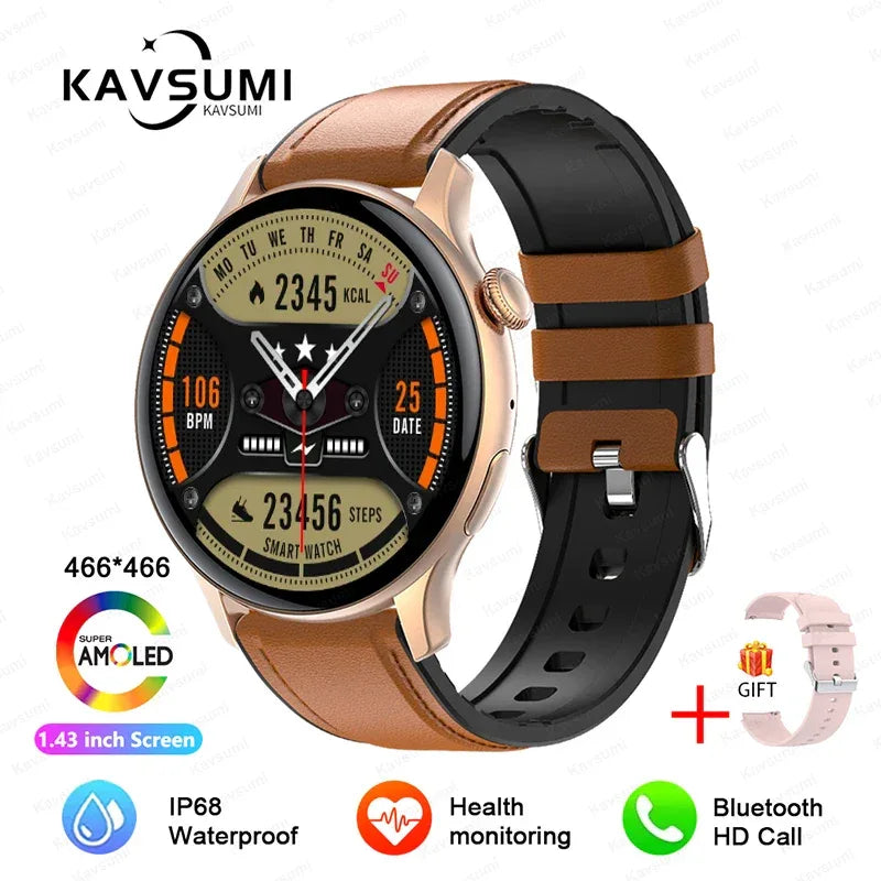 Smartwatch for Women AMOLED Screen Always Display Time NFC IP68 Waterproof Sports Call Women Smart Watch For Women Custom dial - Wear444