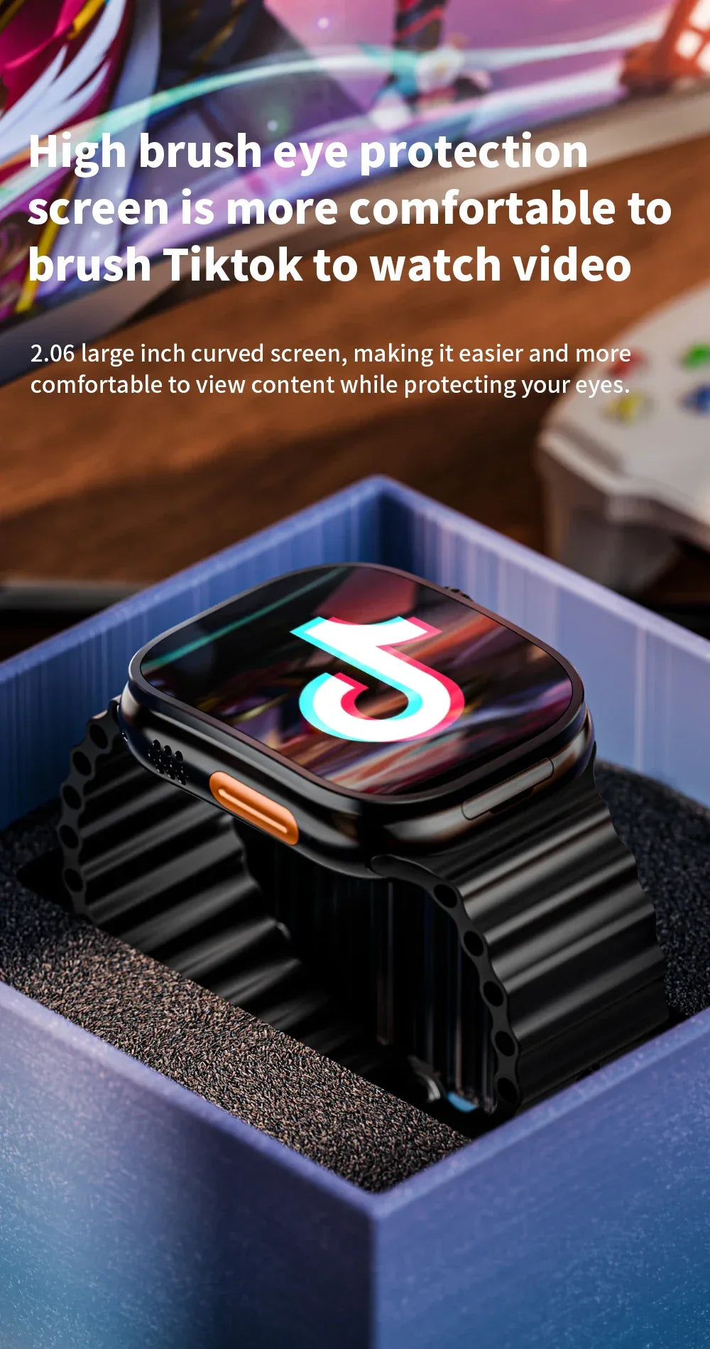 Curved Display S10 Ultra 3 Smartwatch JC02 Pro Smart Watch With 190° Rotary Camera NFC GPS WIFI Compass 2.26inch Amoled Screen - Wear444