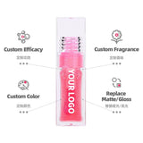 Magic Lip Oil Color Changing Lip Care Plumper Long lasting Moisturizing Cruelty Free Vegan Glitter Lipgloss Custom Logo 5pcs