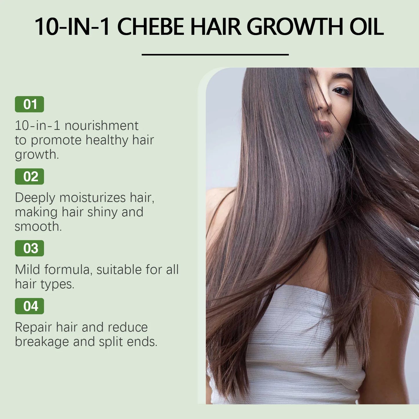 Hair Growth Essential Oil Shiny Strengthen Improve Breakage Dryness Soft Smoothing Lightweight Nourishing Rejuvenating Serum Oil