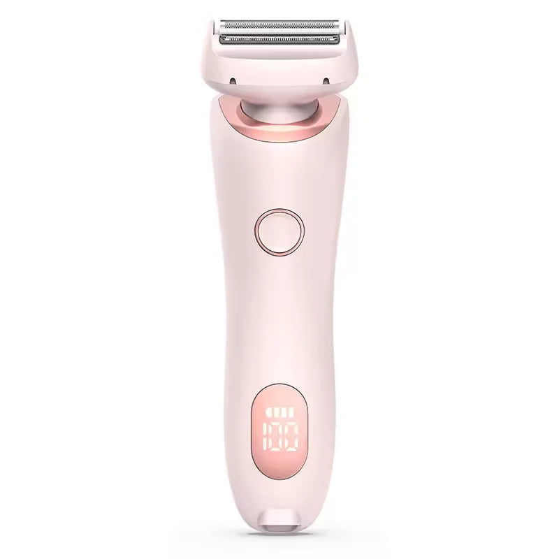 2-in-1 Electric Hair Removal Machine for Women Ladies Private Part Hair Shaver Trimmer and Epilator Household