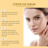 5% Coffee Eye Serum Fade Eye Fine Line Collagen Lightens Dark Circles Bags Puffiness Tighten Moisturizing Under Eyes Skin Care