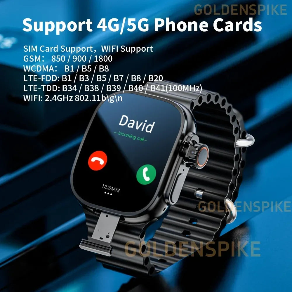 Curved Display S10 Ultra 3 Smartwatch JC02 Pro Smart Watch With 190° Rotary Camera NFC GPS WIFI Compass 2.26inch Amoled Screen - Wear444