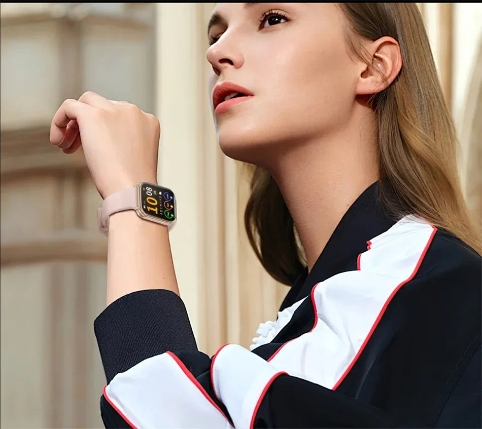 700mAh Lady fashion Smart Watch Men Women Heart Rate Blood Pressure Fitness Tracker Bluetooth Call Smartwatch Man For Android - Wear444