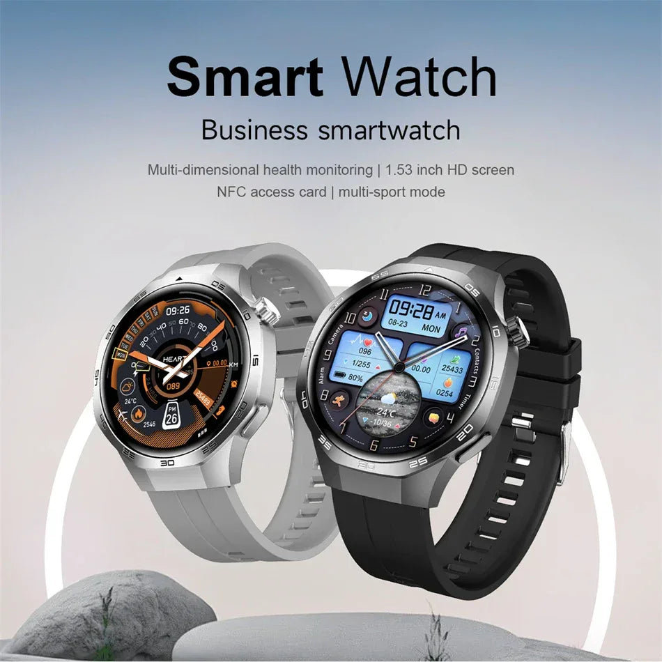 New Watch 5 Pro Smart Watch HD AMOLED Screen GPS Tracker Bluetooth Call Health Monitoring Waterproof Sports SmartWatch Men Women - Wear444