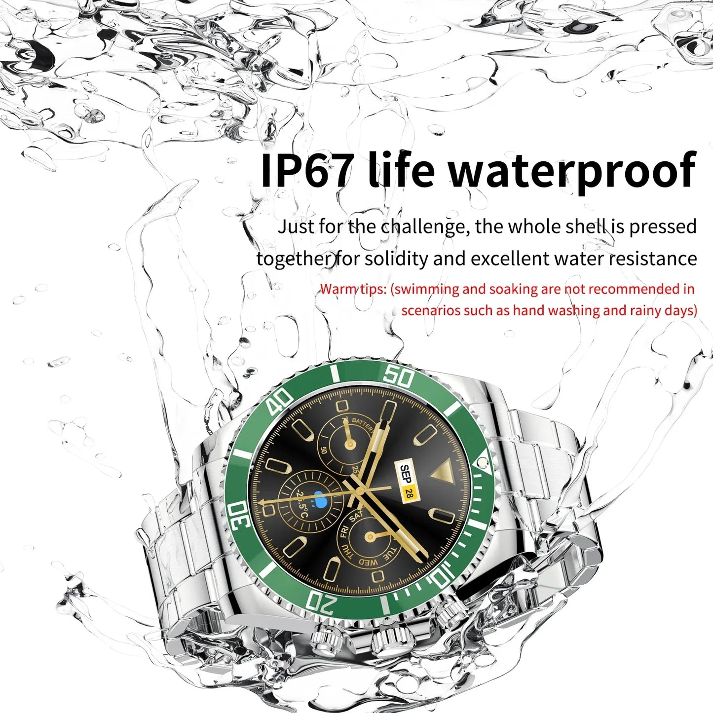 Aiweile AW12 New Style Luxury Smart Watch Dials Answer Call For Men Waterproof Sport Digital Business Watch For Gift - Wear444