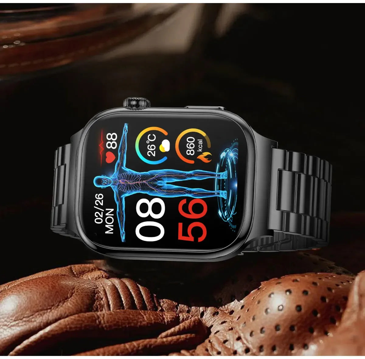 Accurate Measurement Health Smart Watch ECG+PPG Uric Acid Blood Pressure Blood Lipids BT Call Bluetooth Sport tracker Smartwatch - Wear444