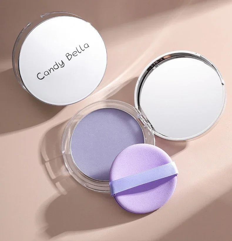 Candy Bella Violet&Blue Cream To Powder Skin-friendly Skin Natural Face Long Lasting Oil-controlling Contouring Powder Cosmetics