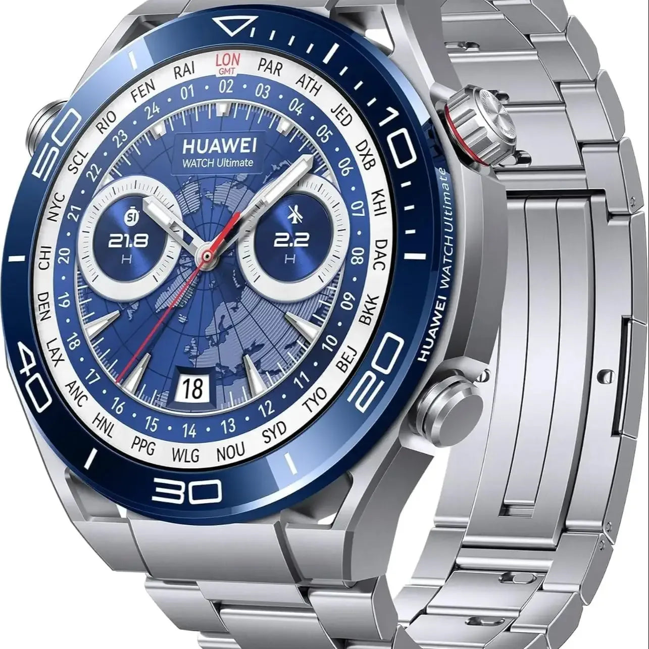 HUAWEI Watch Ultimate Smartwatch, 1.5" LTPO AMOLED Touch Display, Golf Course Mode, 100m Water Resistance, 2-Week Battery Life - Wear444