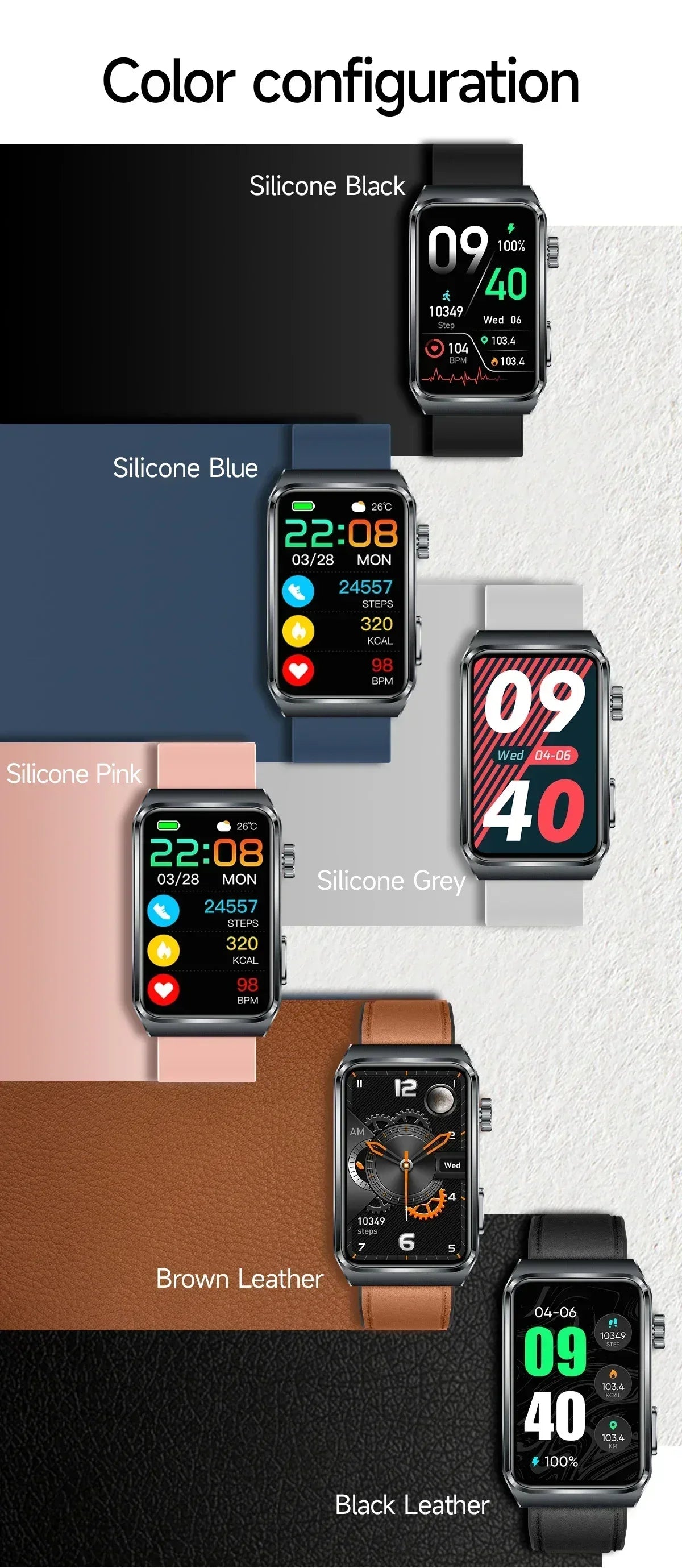 2025 New Nursing Grade ECG+PPG Pulse therapy Smartwatch Men Blood lipid Uric acid Bluetooth call Health Bracelet For Android iOS - Wear444