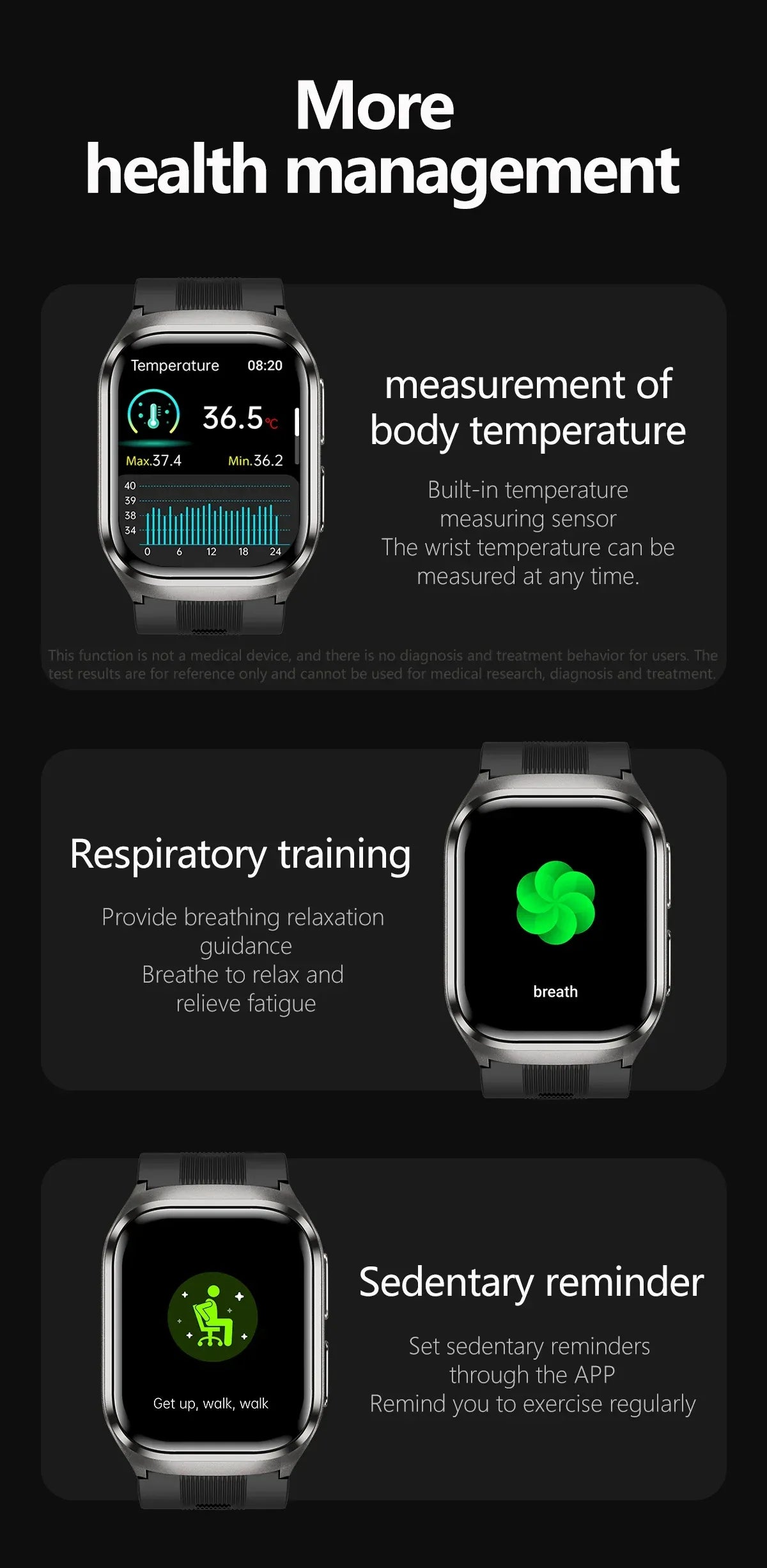 2025New Heart Health Analysi NFC Air Pump+Air Bag Smart Watch Men Accurate Blood Pressure Uric Acid ECG Call Smart Bracelet lady - Wear444