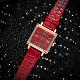1pc Fashionable and Minimalist Women's Square Belt Quartz Watch New Popular Retro High-end Roman Watch