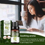 10ml Tea Tree Essential Oil Compound Plant Hydrating Oil-control Remove Pore Anti-acne Moisturizing Brighten Face Skin Care