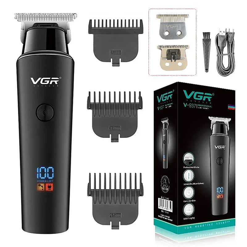 VGR Hair Cutting Machine Electric Hair Clipper Professional Beard Hair Trimmer Face Haircut Mustache Barber Trimer For Men V-937