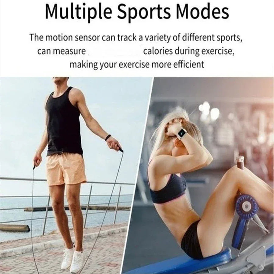 Multifunctional Smart Watch Men Women Bluetooth Connected Phone Music Player Fitness Sport Bracelet Sleep Monitor D13 Smartwatch - Wear444