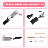 Instant Dreadlocks Hair Making Machine Easy DIY Semi-Automatic Dreadlock Machine Forlong Human Hair EU Plug