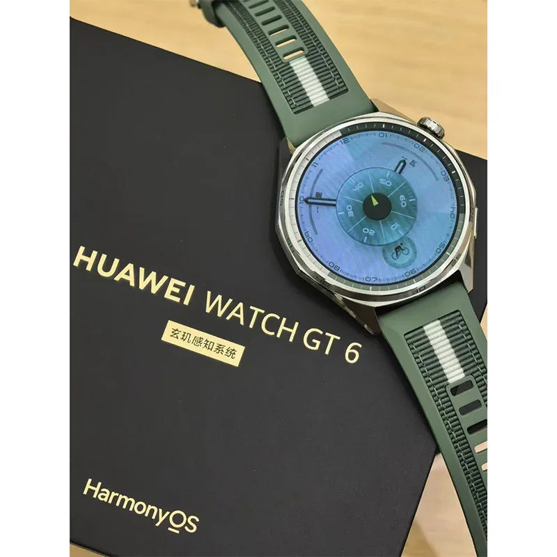 2025 New HUAWEI WATCH GT 6 Global Version Smartwatch Features AMOLED Screen 41mm/46mm Compatibility iOS and Android Supports NFC - Wear444