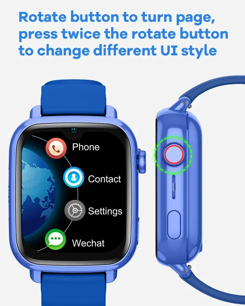 4G Smart Watch Kids GPS WIFI Video Call SOS APP Download Child Smartwatch Camera Monitor Tracker Location Phone Watch - Wear444