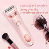 2-in-1 Electric Hair Removal Machine for Women Ladies Private Part Hair Shaver Trimmer and Epilator Household