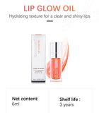Hot Clear 6ml Crystal Jelly Moisturizing Lip Oil Plumping Lip Gloss Sexy Plump Lip Glow Oil Tinted Lip Plumper Lips Makeup
