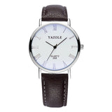 Men's Watches Top Brand Fashion Casual Men Quartz Wristwatches Leather Belt Simple Business Mens Watch Reloj Hombre Kol Saati