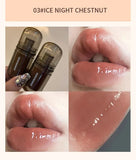 HERORANGEHR564 Enveloping Ice Night Mirror Lip Glaze Moisturizing and Moisturizing Lip Film Forming Quickly