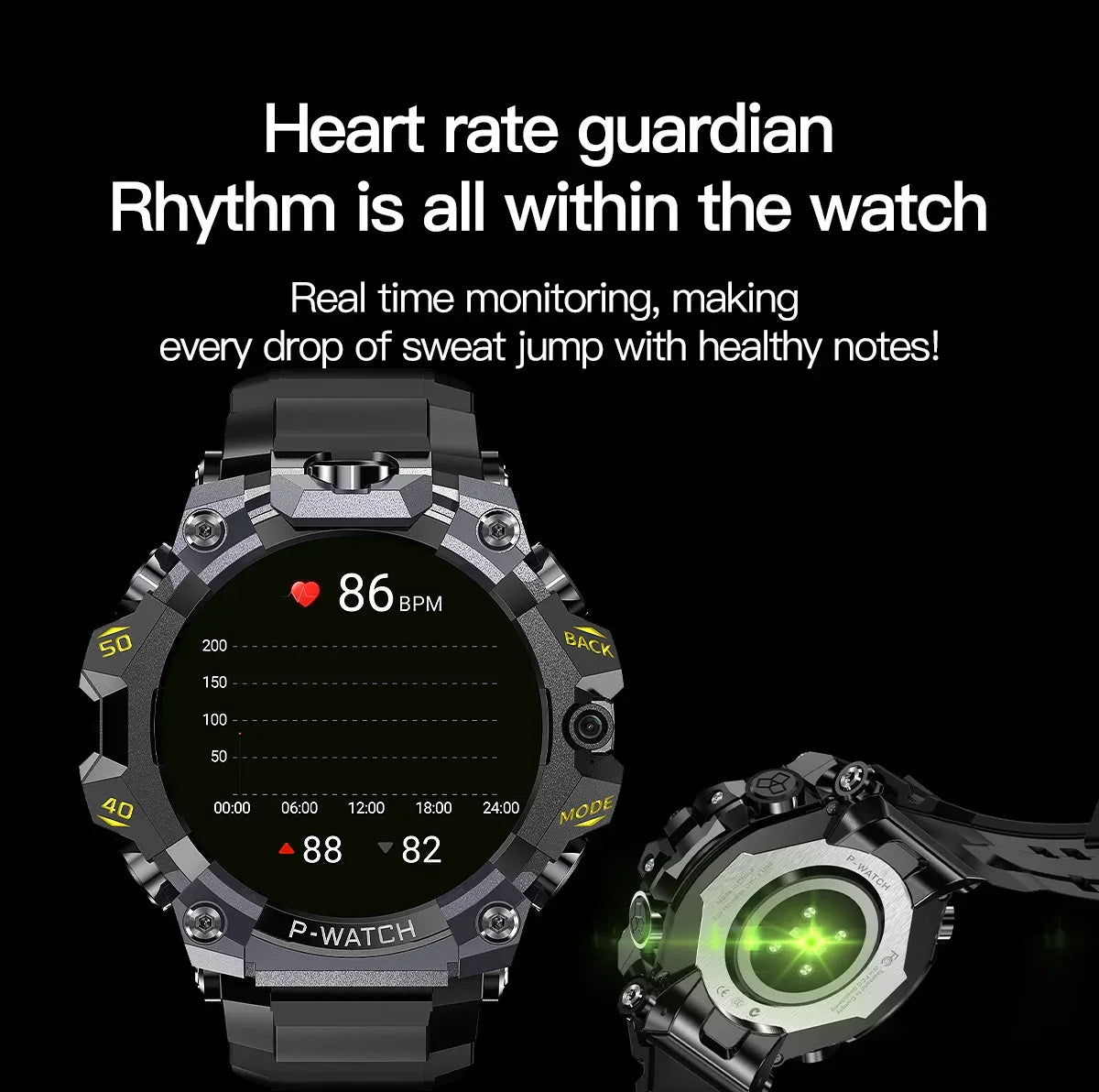 Q668 Smartwatch Android 10.0 Smart Watches With 1.95 inch Amoled Larger Screen insert 4g/5g Sim Card GPS WIFI IP68 Waterproof - Wear444