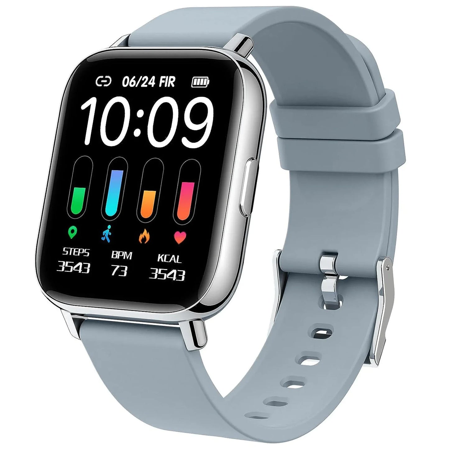 Nerunsa Smart Watch, Fitness Tracker 1.69" Touch Screen Smartwatch Fitness Watch Heart Rate Monitor/Pedometer/Sleep Monitor. - Wear444