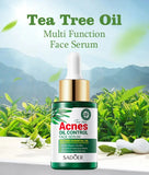 Tea Tree Oil Moisturizer Face Body Skin Care Reducing Acne Scars Repair Facial Serum Oil Control Pores Shrinking Clear Skin
