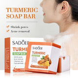 Turmeric Soap Essential Oil Handmade Soap Cleansing Bath Soap Moisturizing Whitening Brightening Body Deep Cleaning Skin Care