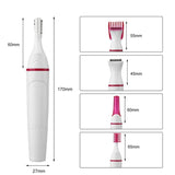 Female 5-in-1 hair removal machine, female eyebrow trimming machine, female shaver, hair removal razor, facial hair removal mach