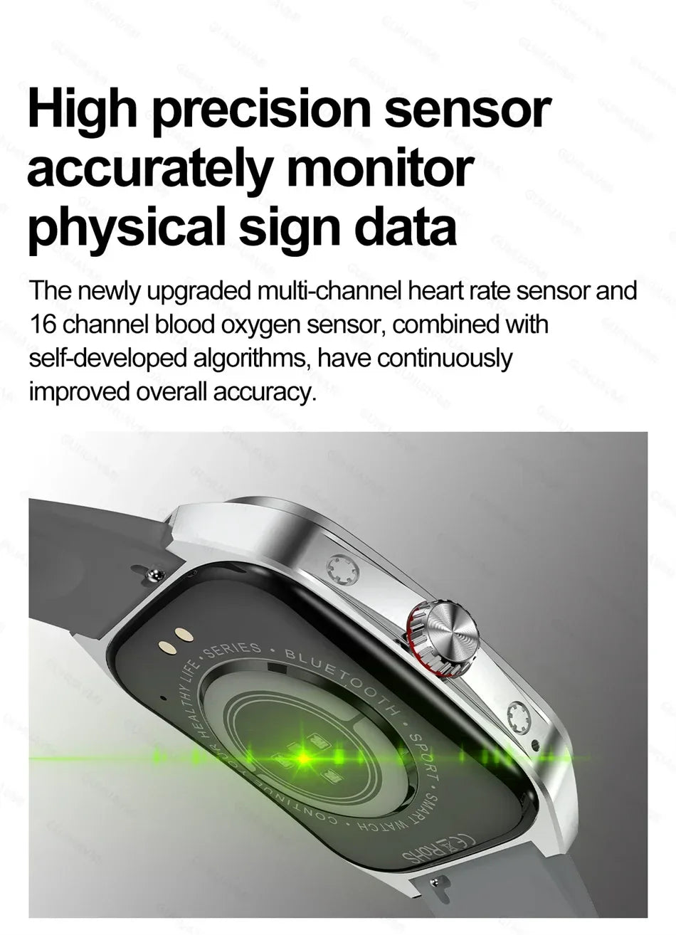 2025 NFC Smartwatch AMOLED Screen Always show Time Bluetooth Call Series 9 Clock Custom Dial Men Sport Health Women Smart Watch - Wear444