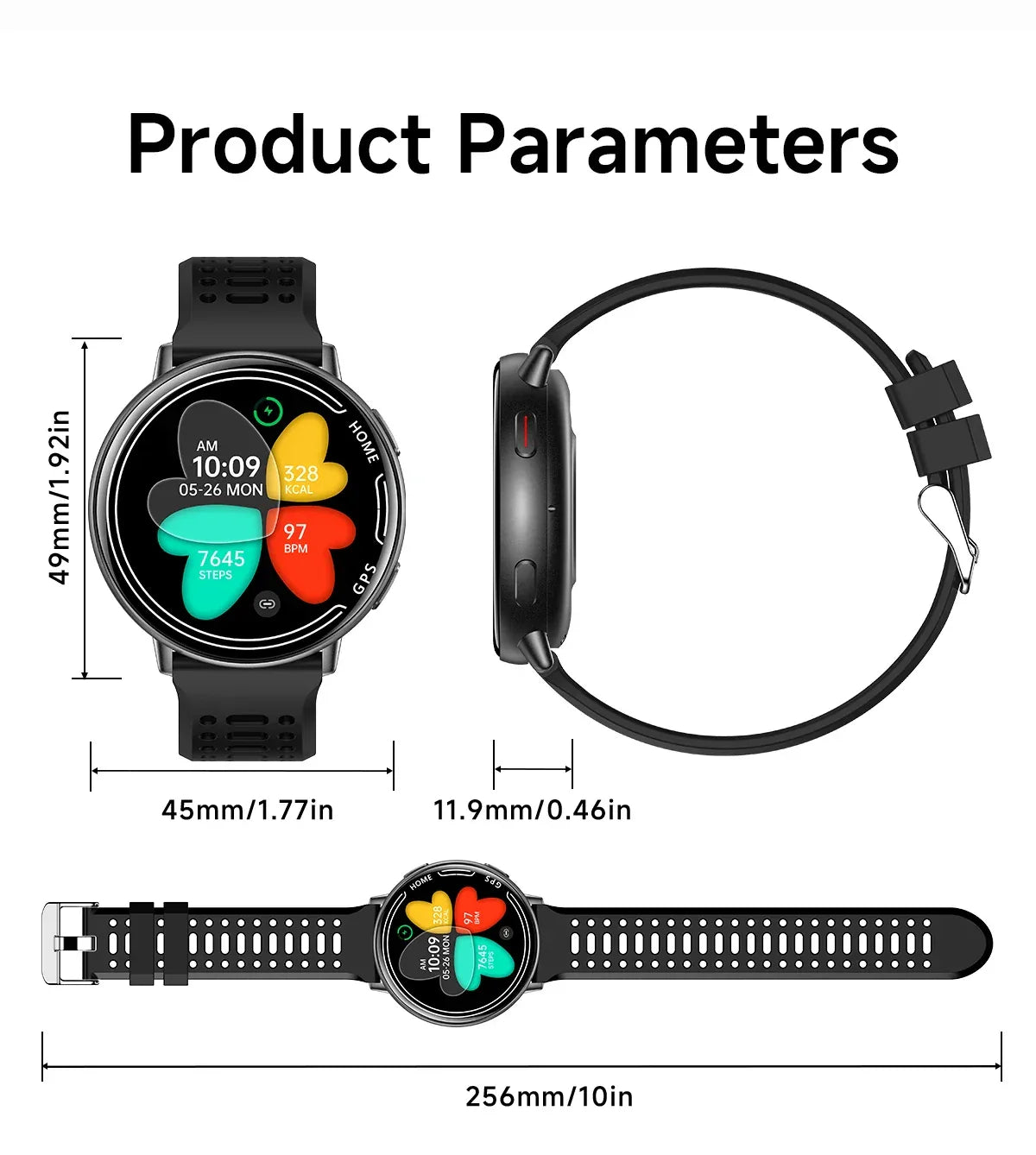 For Amazfit Active 2 GPS smartwatch for Men and Women, Ai GPT Amoled waterproof sports smartwatch Compass NFC BT call watch New - Wear444