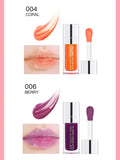 Hot Clear 6ml Crystal Jelly Moisturizing Lip Oil Plumping Lip Gloss Sexy Plump Lip Glow Oil Tinted Lip Plumper Lips Makeup