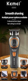 Kemei 999 Electric Hair Cut Machine Digital Display Hair Clipper Professional Cordless Precision Adjustment Trimmer Shaver Hair