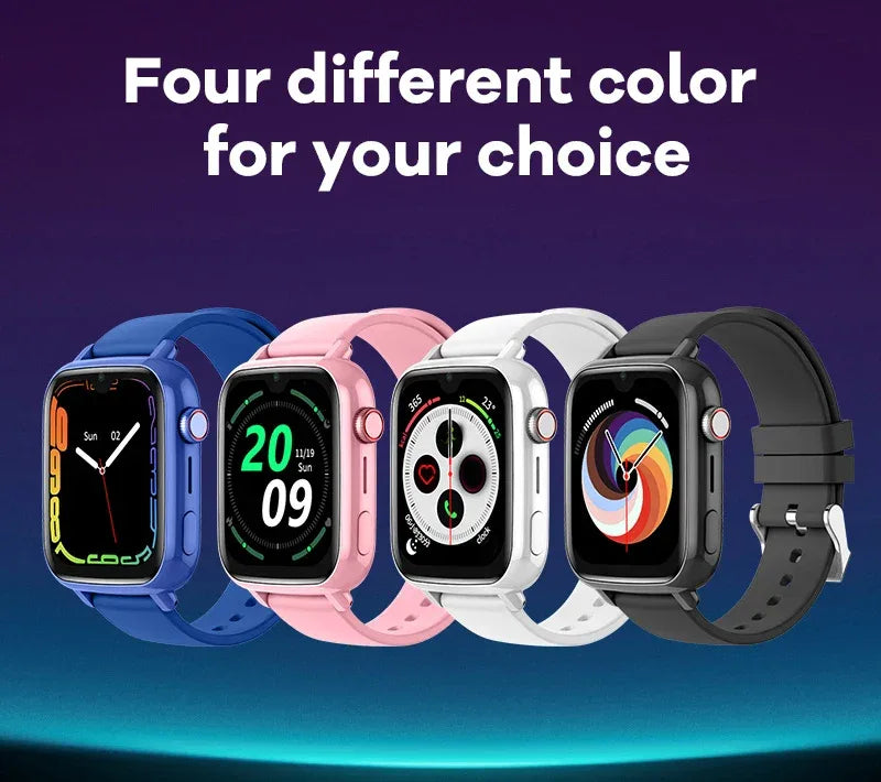 4G Smart Watch Kids GPS WIFI Video Call SOS APP Download Child Smartwatch Camera Monitor Tracker Location Phone Watch - Wear444