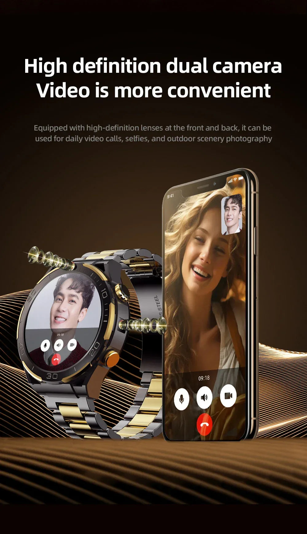 Global Android 10 Smartwatch MTK MT6762 Octa-core CPU 4G Lte Smart Watch 6GB Ram 128GB Rom API 29 Dual Camera Wifi Gps Sim Card - Wear444