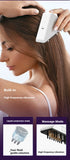 Electric Scalp Applicator Massage Liquid Guide Comb Hair Growth Comb Vibrating Red Light Microcurrent Heating