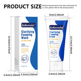 Lakerain Clarifying Foaming Wash 10% Benzoyl Peroxide Foaming Cleanser Acne Foaming Cleanser Target Breakouts Deep Clean Cream