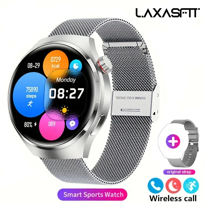 G.L Wear 2025 New Men's Smart Watch HD Display Health Tracking Bluetooth Calling Voice Assistant Sports Smartwatch - Wear444