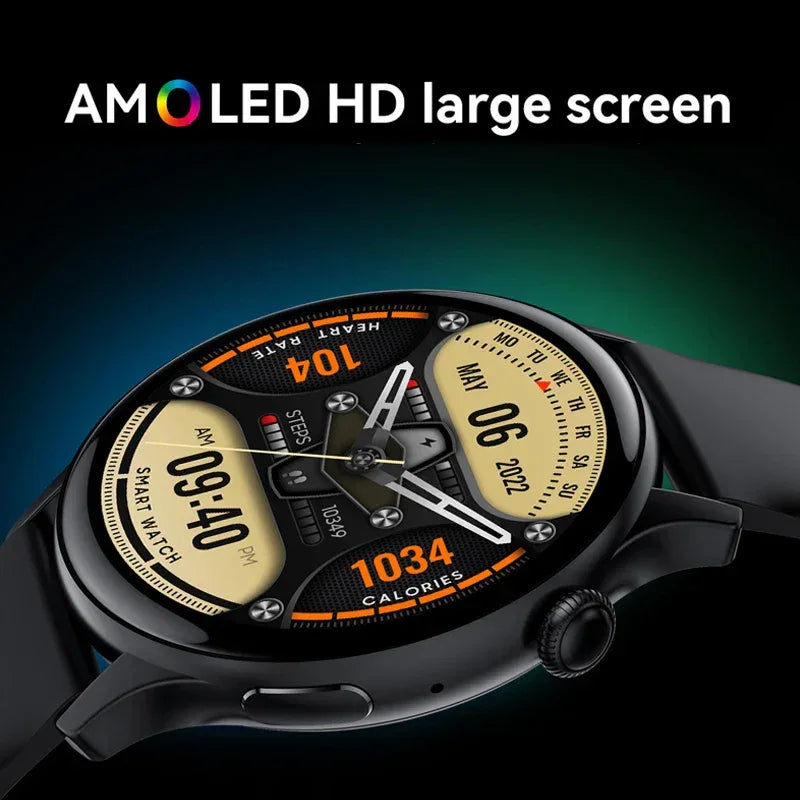 2025 New Real AMOLED HD Smartwatch Ladies Health Monitoring AI Voice Bluetooth Call Smart Watch Women Android IOS - Wear444
