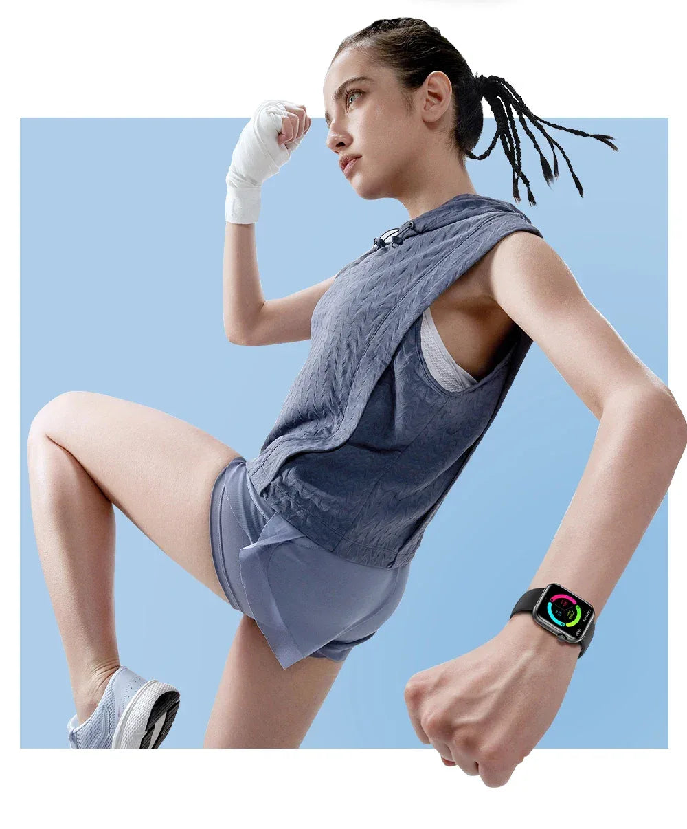 2026 Fit 3 Series 11 Smart Watch 1.83" AMOLED Screen Health Monitoring GPS Track HD Talk Sports Women Waterproof Watches For IOS - Wear444