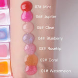 Magic Lip Oil Color Changing Lip Care Plumper Long lasting Moisturizing Cruelty Free Vegan Glitter Lipgloss Custom Logo 5pcs