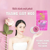 3X Kem Zale Gluta White Thái Lan Nắp Hồng Trắng Da, Làm Giam Tàn Nhang, Vêt Nhăn, Tây Nám,pearl Cream Smooth Youthful Skin 6g