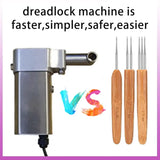 Braiding Machine,Dreadlock Machine,Automatic Hair Curling Machine with 6 Heads,Suitable for DIY Your Own Braided Hair Extensions